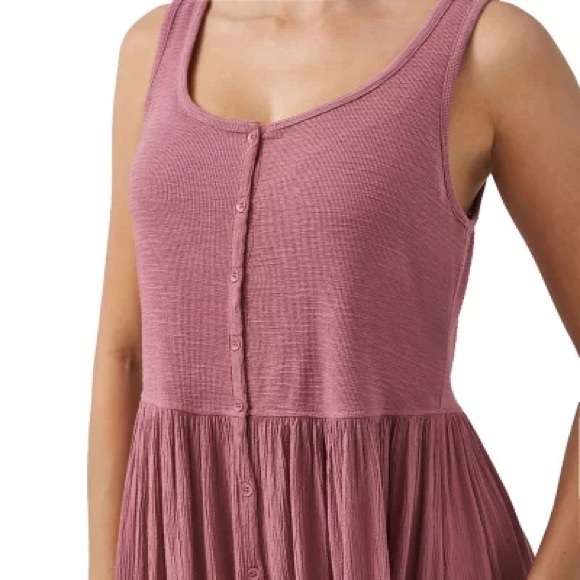 - NWT Frye Ladies Button Front Midi Dress Sz Large - Picture 2 of 8